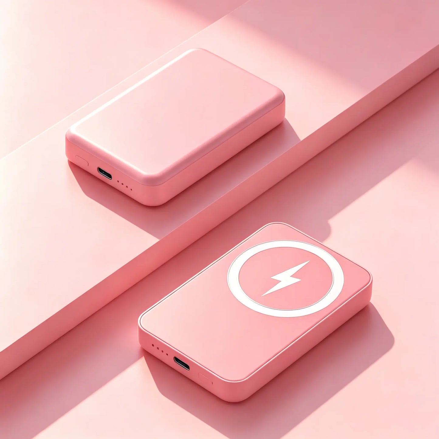Power bank magnetico con anello di aggancio per smartphone
