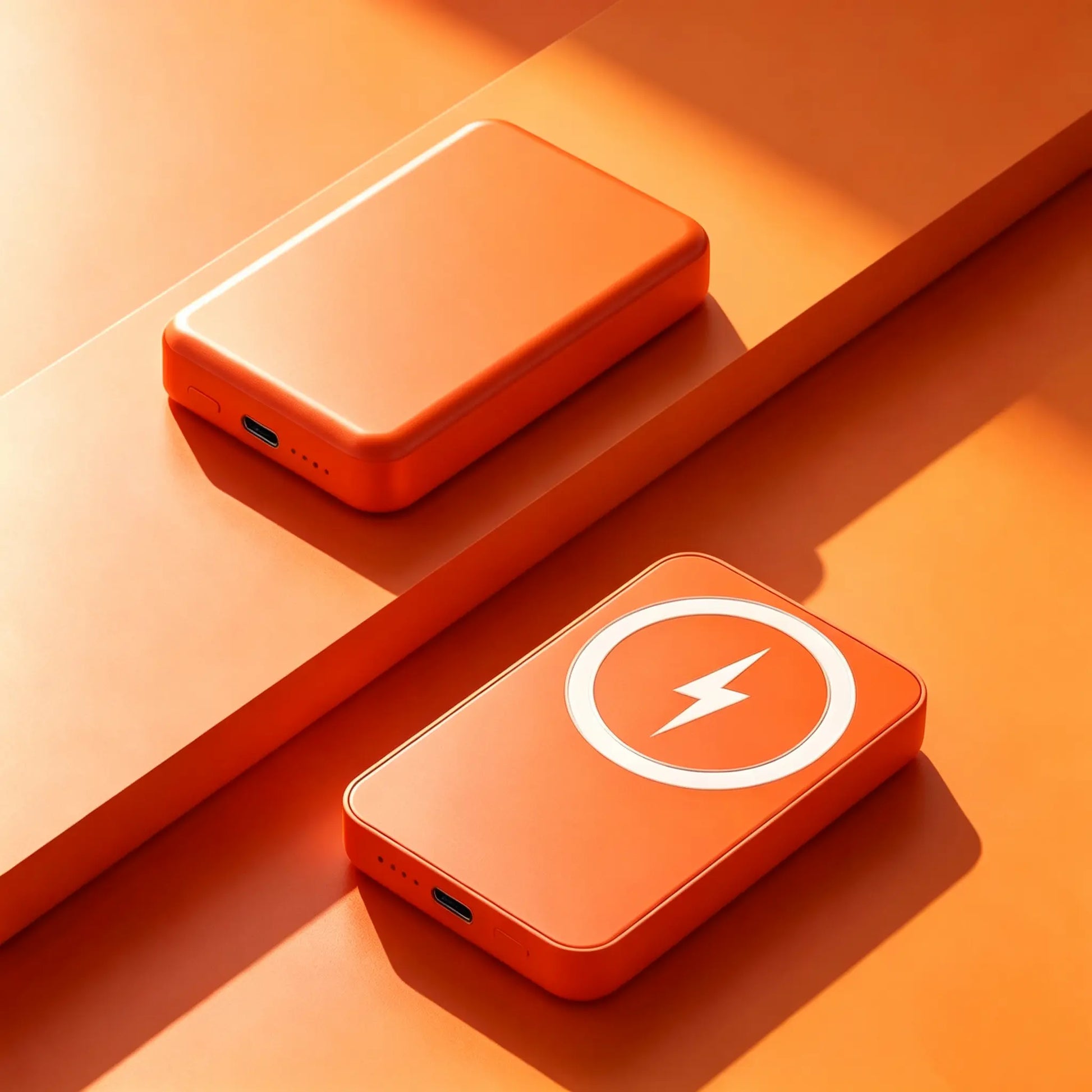Power bank magnetico 5000mAh, confezione e accessori inclusi